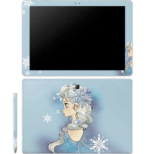 Disney Frozen Elsa Side Portrait Art Galaxy Book 12in Skin